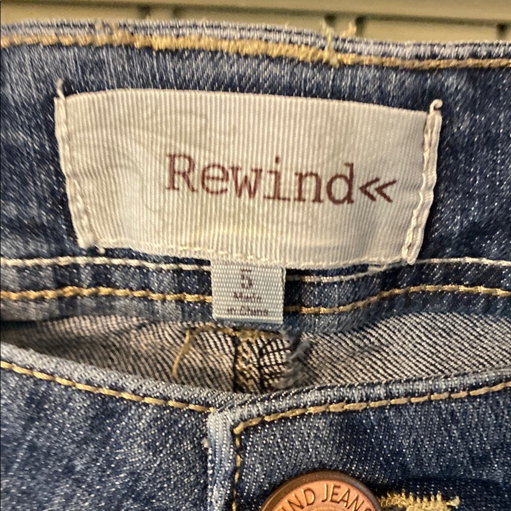 Rewind Women's Blue Denim Shorts - Picture 3 of 3